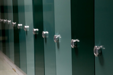 New Green Lockerの写真素材