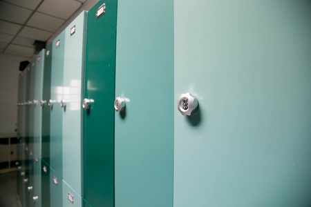 New Green Lockerの写真素材