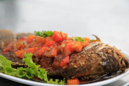 Spicy fried fish