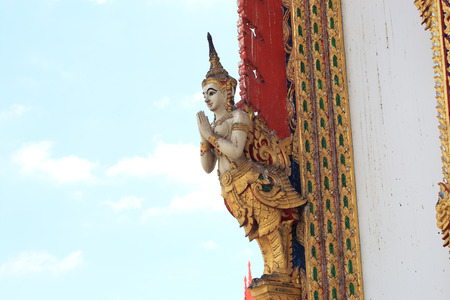 Thai Temple color interior art