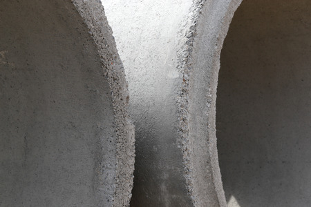 New concrete tubeの写真素材