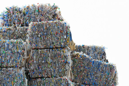 Bangkok, Thailand -recycled trash in pack on June 6, 2014の写真素材