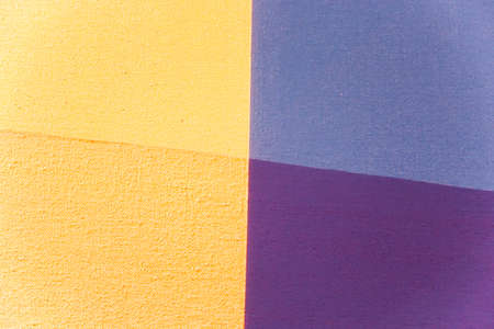 color painting on wallの写真素材