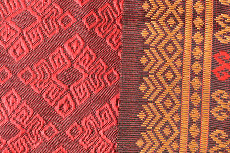 Traditional cloth sew by sewing machine. Handicraft to made dress.の写真素材