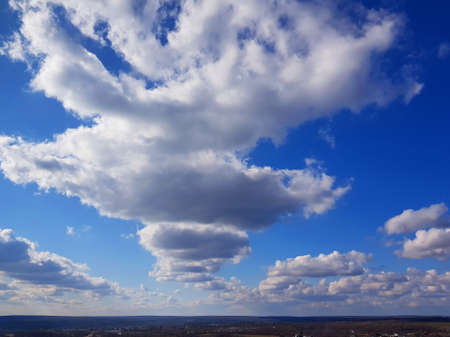 A Row of Clouds In the Sky
