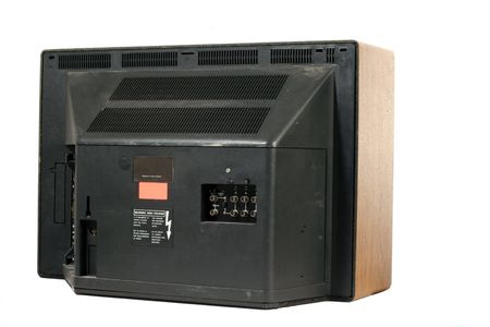 Seventies style TV Back view