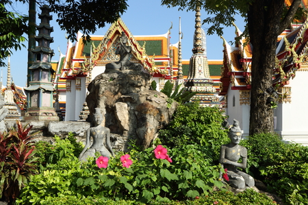 Wat pho Thailandの写真素材