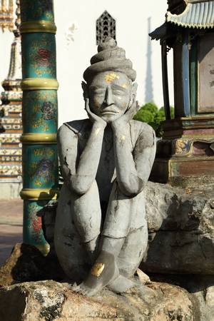 Wat pho Thailandの写真素材