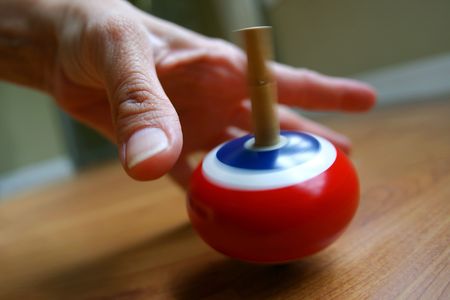 Finding the balanceの写真素材