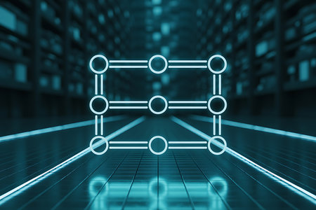 Data network connections in modern server warehouse environmentの素材