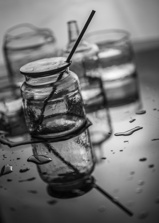 glasses concept backgroundの写真素材