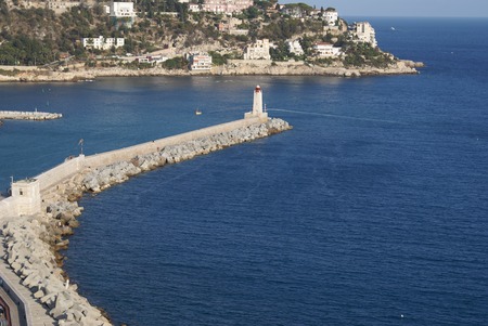 The Harbor of the city of Nice (French Riviera)           の写真素材