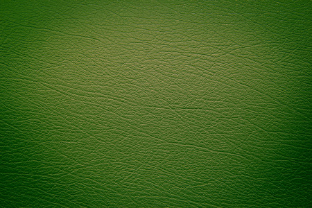Green leather texture backgroundの写真素材