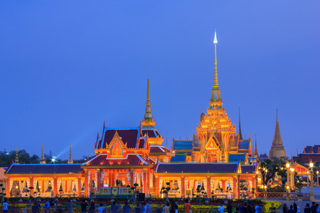 Phra Meru, Thai Royal Crematorium, Bangkok, Thailand,のeditorial素材