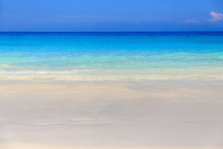 Crystal clear sea of tropical island, Similan, Thailandの写真素材