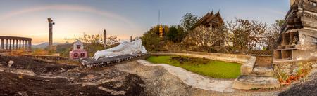 Panorama Top view Hua Hin City at Wat khao klai lat, Prachuap Khirikhan Province , Thailand