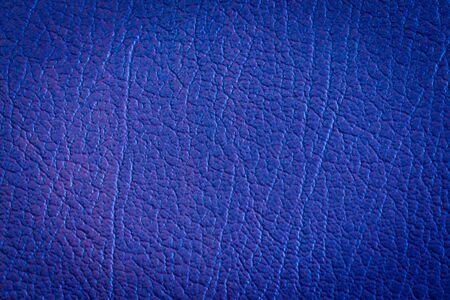 Close up detail navy blue leather and texture abstract background.の写真素材