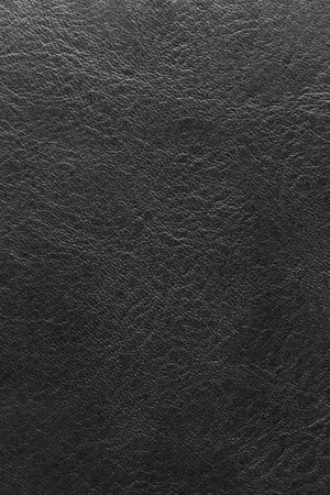 Black leather and a textured background.