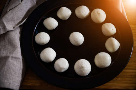 Indian Sweet Rasgulla Also Know as Rosogolla, Roshogolla, Rasagola, RasGulla, Anguri Rasgulla or...