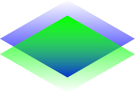 Colored icon parallelのイラスト素材