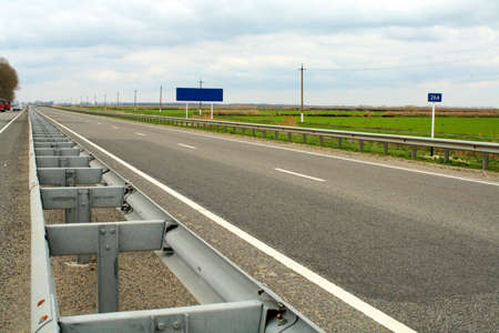 The highway leading to coast of ocean, connecting two next provincesの写真素材