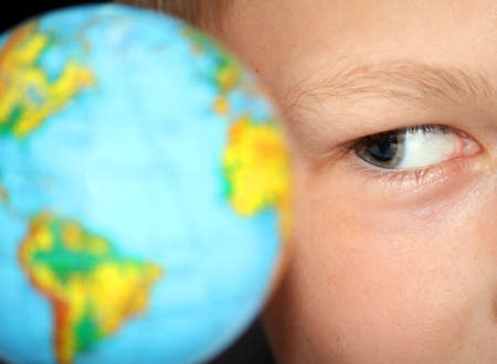 Earth boyの写真素材