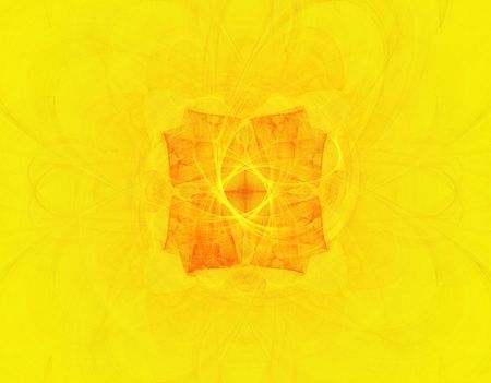 abstract yellow fractal backgroundの写真素材