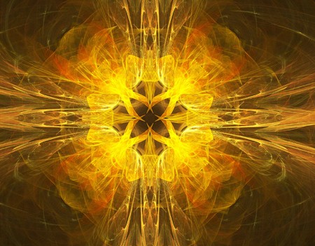 abstract fractal design on black background