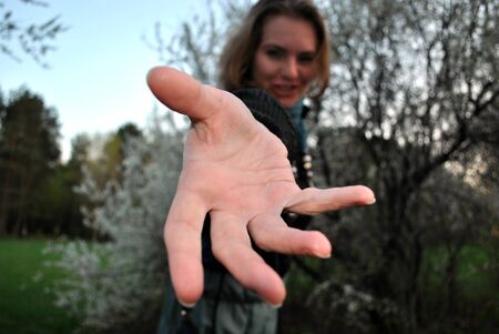 follow meの写真素材