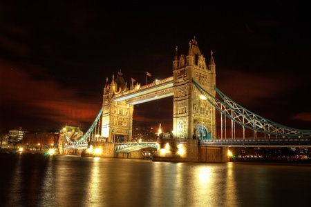 Tower Bridge in London.