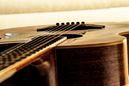 Acoustic guitar.
