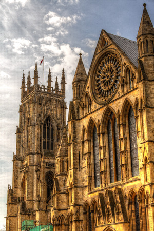 York Minster Cathedral.の写真素材