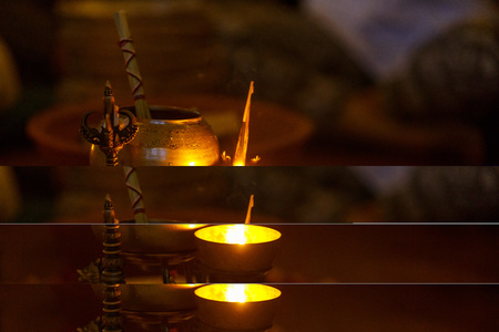 Agnihotra is a Vedic yadnya performed in orthodox Hindu communities, Bali fire ceremony.