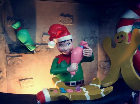 Xmas decor in a mall
