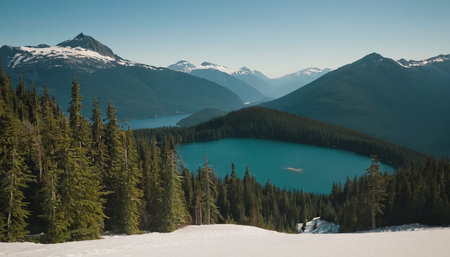 Lake Louise in Banff National Park, Alberta, Canada. Lake Louise is the largest freshwater lake in Canada.の素材