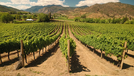 Vineyards in the Chianti region, Tuscany, Italyの素材