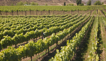Vineyard in Tarragona, Catalonia, Spain.の素材