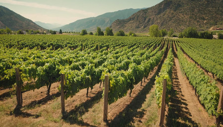 Vineyard in the valley of the river Douro, Portugalの素材