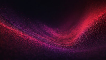 abstract background of glittering particles with depth of field and bokeh effectの素材