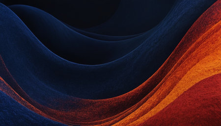 3d rendering of abstract wavy surface. Creative background for banner design.の素材