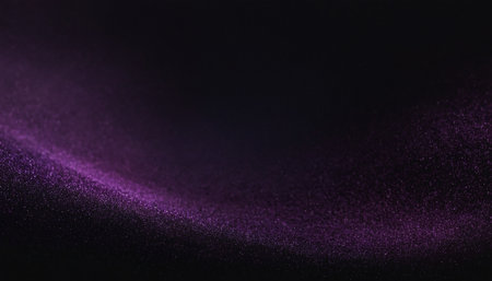 glitter vintage lights background. purple and black. de-focusedの素材