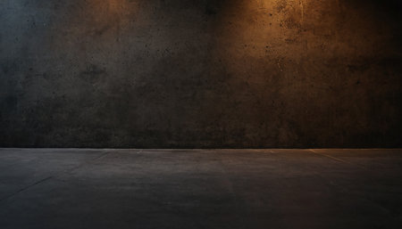 Grunge concrete wall and floor as background. 3d renderingの素材