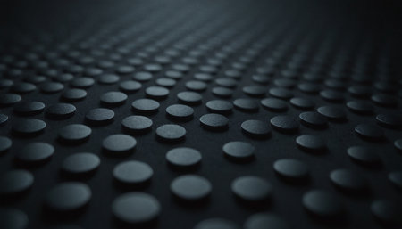 Black carbon fiber texture background. Abstract industrial background. 3d renderの素材