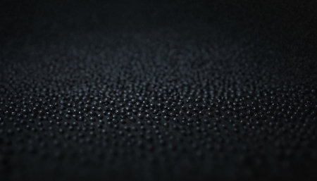 Black carbon fiber texture background. Macro photo of carbon fiber material.の素材