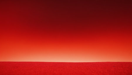 Red gradient background with copy space. Red gradient background. Abstract red background.の素材