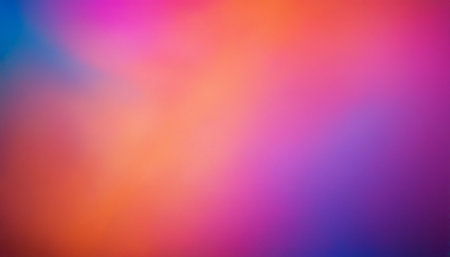 abstract background of multicolored spots of light on a dark backgroundの素材
