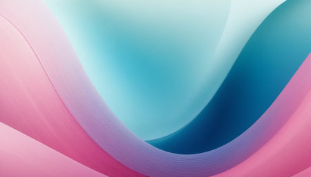 Abstract colorful background with curved lines in pink, blue and purple colorsの素材