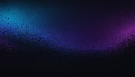 Abstract dark blue and purple background with lights and grunge texture.の素材