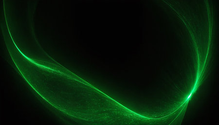 abstract background with a glowing abstract waves, smooth lines, energyの素材