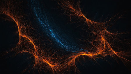 Abstract fractal. Fractal art background for creative design. Decoration for wallpaper, desktop, poster, cover booklet. Print for clothes, t-shirt. Creative illustration for designの素材